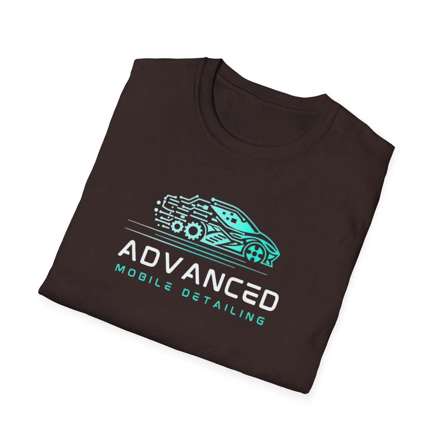 Advanced Mobile, classic tee, Unisex Softstyle T-Shirt - Perfect for Auto Lovers, Gifts, Mobile Detailing, Casual Wear, and Car Shows