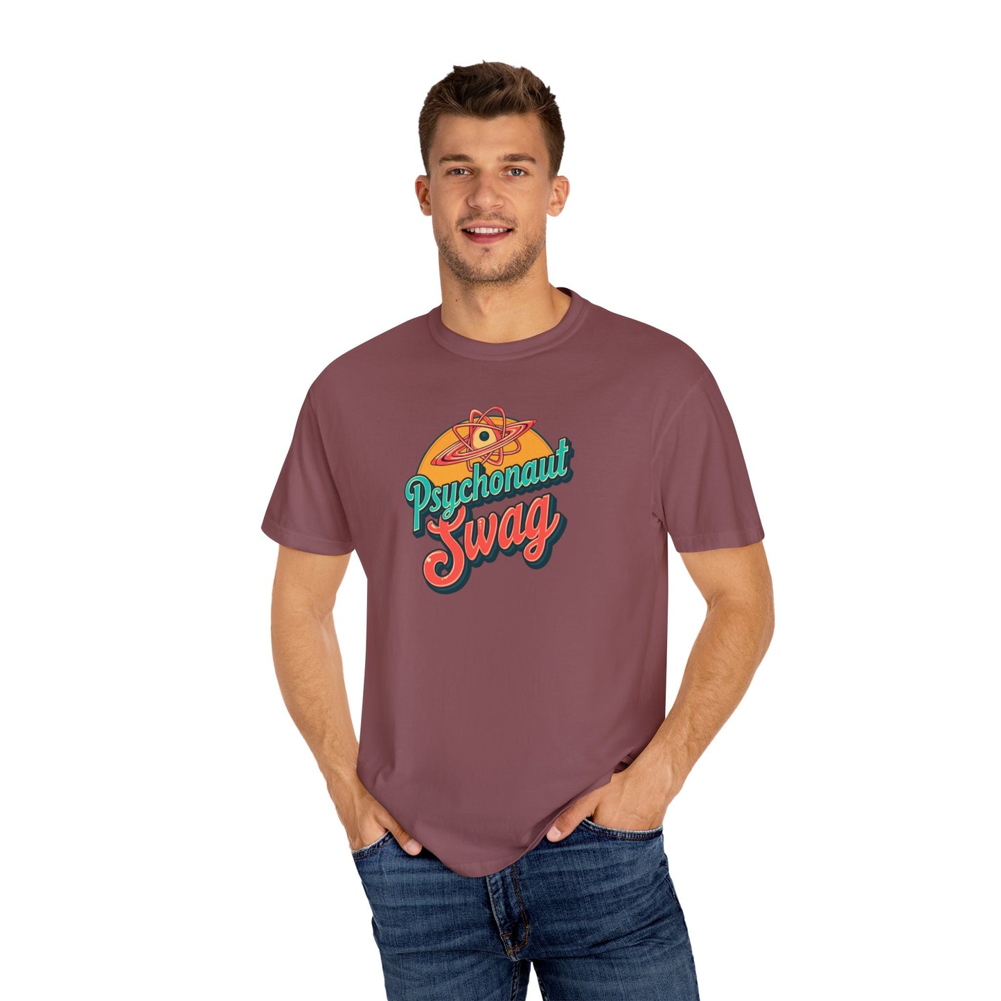 Psychonaut Swag, Atom tee shirt, Psychedelic T-Shirt | Retro Psychonaut Swag Tee | Unique Gift for Festival Lovers, Casual Wear, Art Enthusiasts, Unisex Apparel - Psychonaut Swag