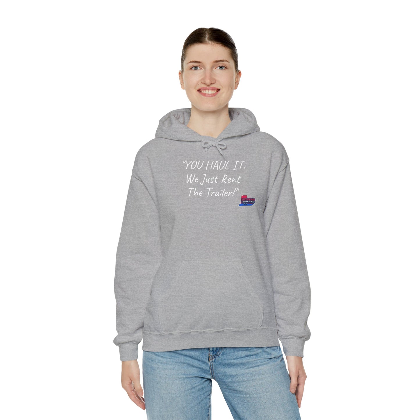 Kentuckiana Small biz swag, Trailer Rental Hoodie for Road Trips, Gifts for Adventure Lovers, Unique Hoodie for Renters, Travel Gear, Funny Sweatshirt