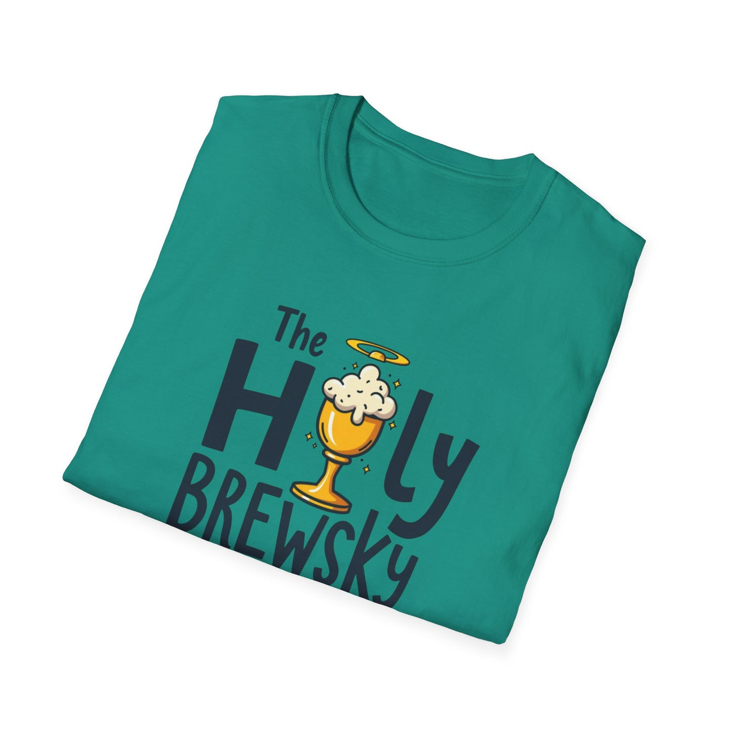 Holy Brewski Unisex T-Shirt, Funny Beer Tee, Gift for Beer Lovers, Party Shirt, Casual Wear, Birthday Gift - Psychonaut Swag