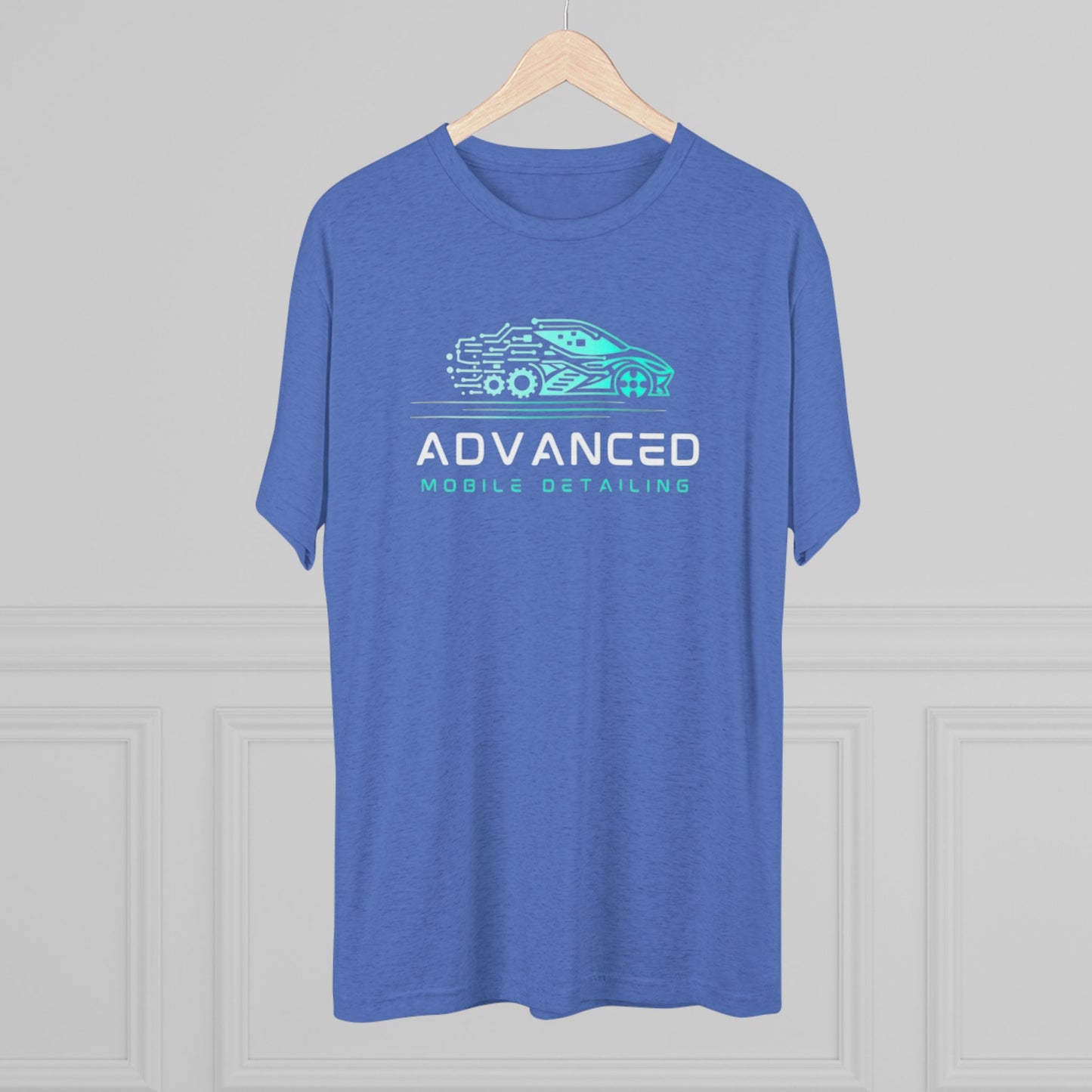 Advanced Mobile Detailing, Tri-blend, Tee | Car Enthusiast T-Shirt, Custom Auto Care Shirt, Gift for Car Lovers, Unique Vehicle Detailing Apparel