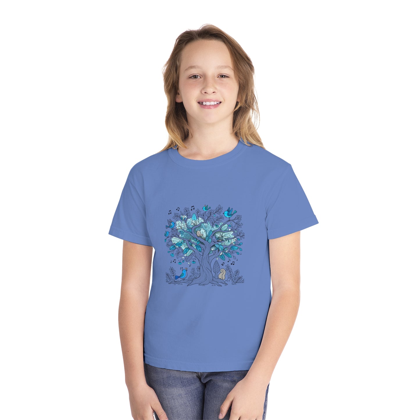 Whimsical tree Youth Midweight Tee - Psychonaut Swag