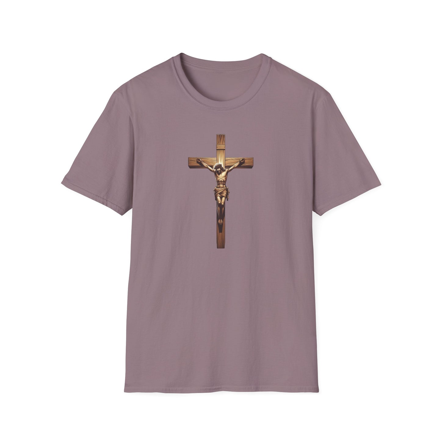 On the Cross, Unisex Softstyle T-Shirt - Psychonaut Swag