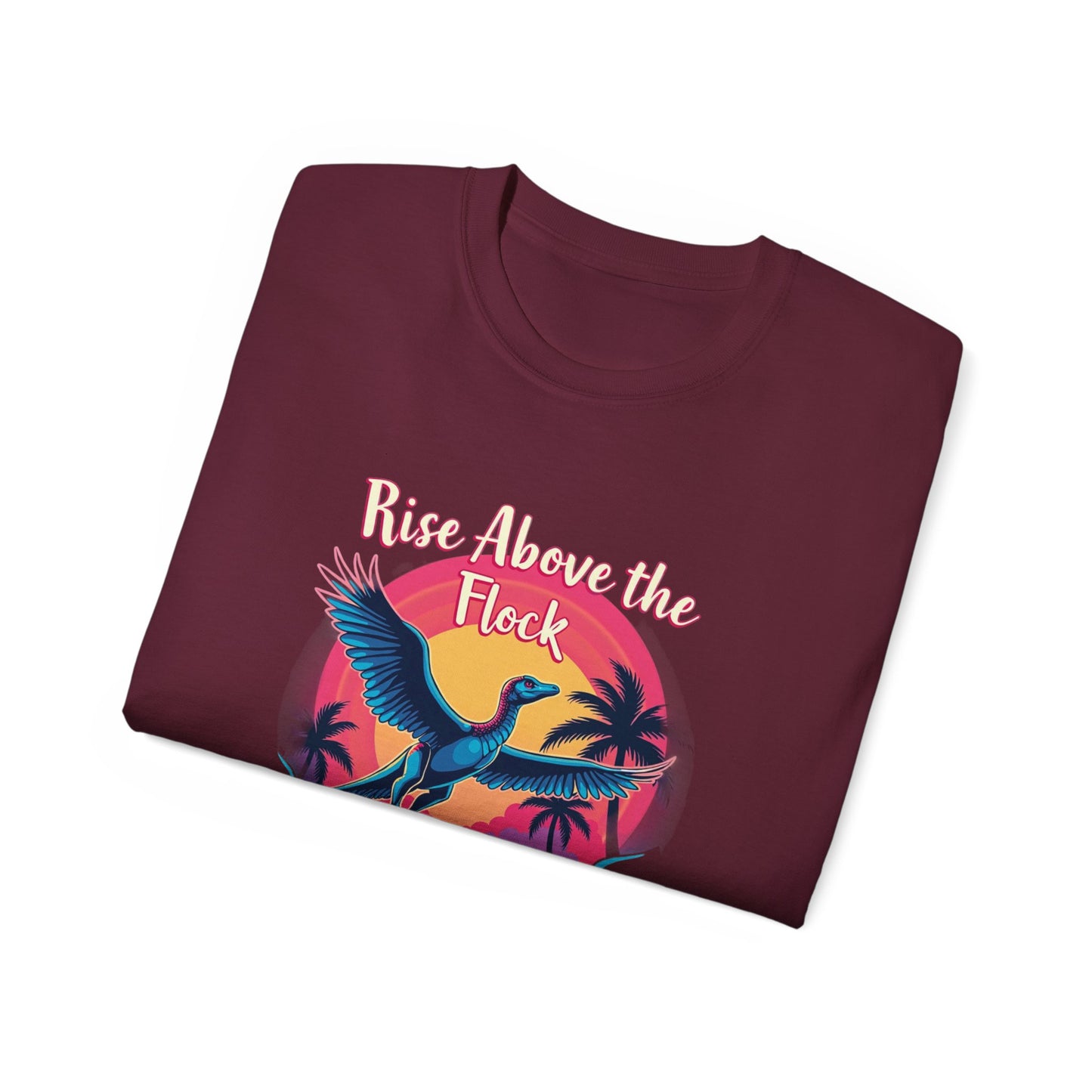 Rise Above the Flock Unisex Ultra Cotton Tee - Tropical Vibe Shirt - Psychonaut Swag