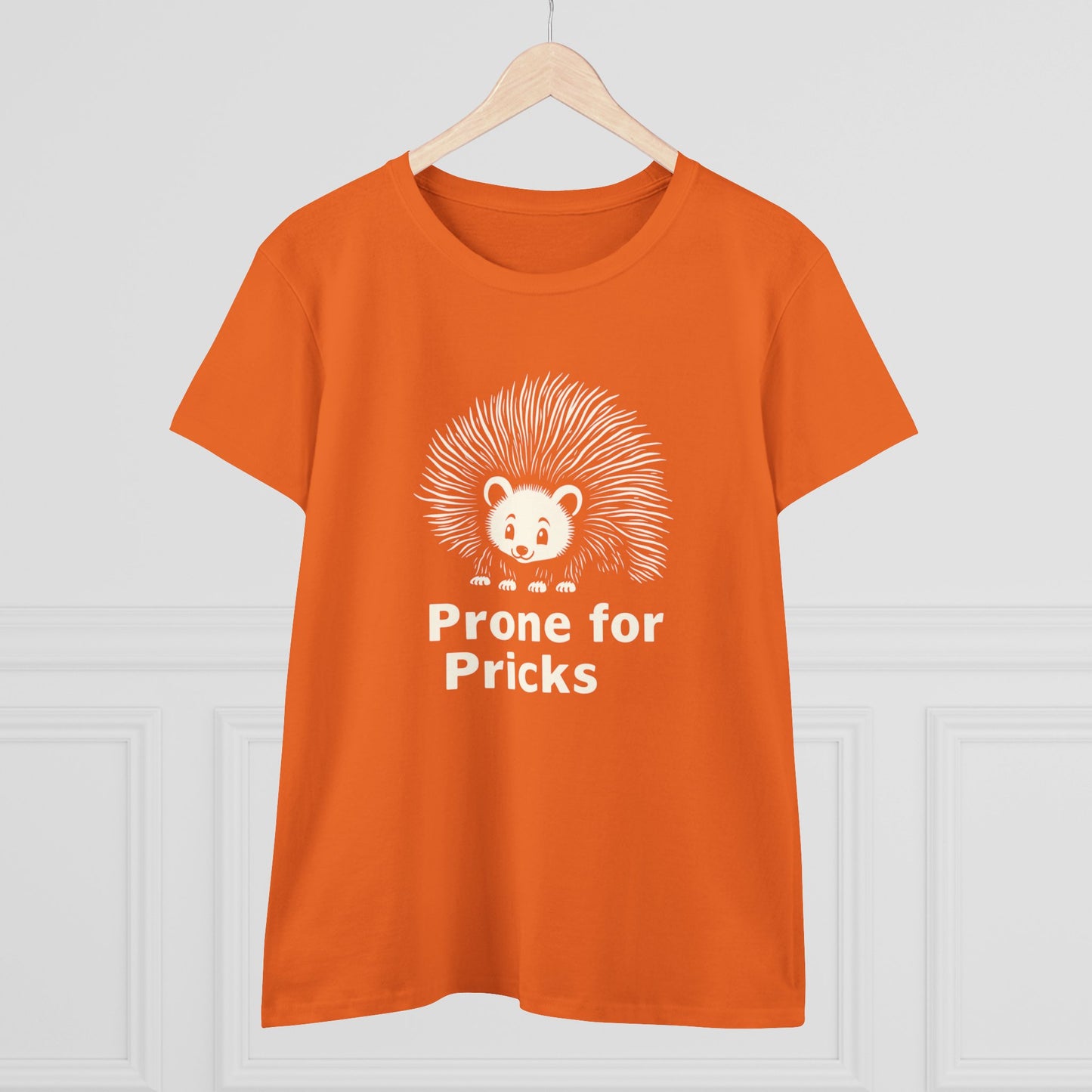 Prone for Pricks, Funny Hedgehog Tee, Quirky Animal Shirt, Cute Graphic Tee, Gift for Animal Lovers, Casual Wear, Summer Top