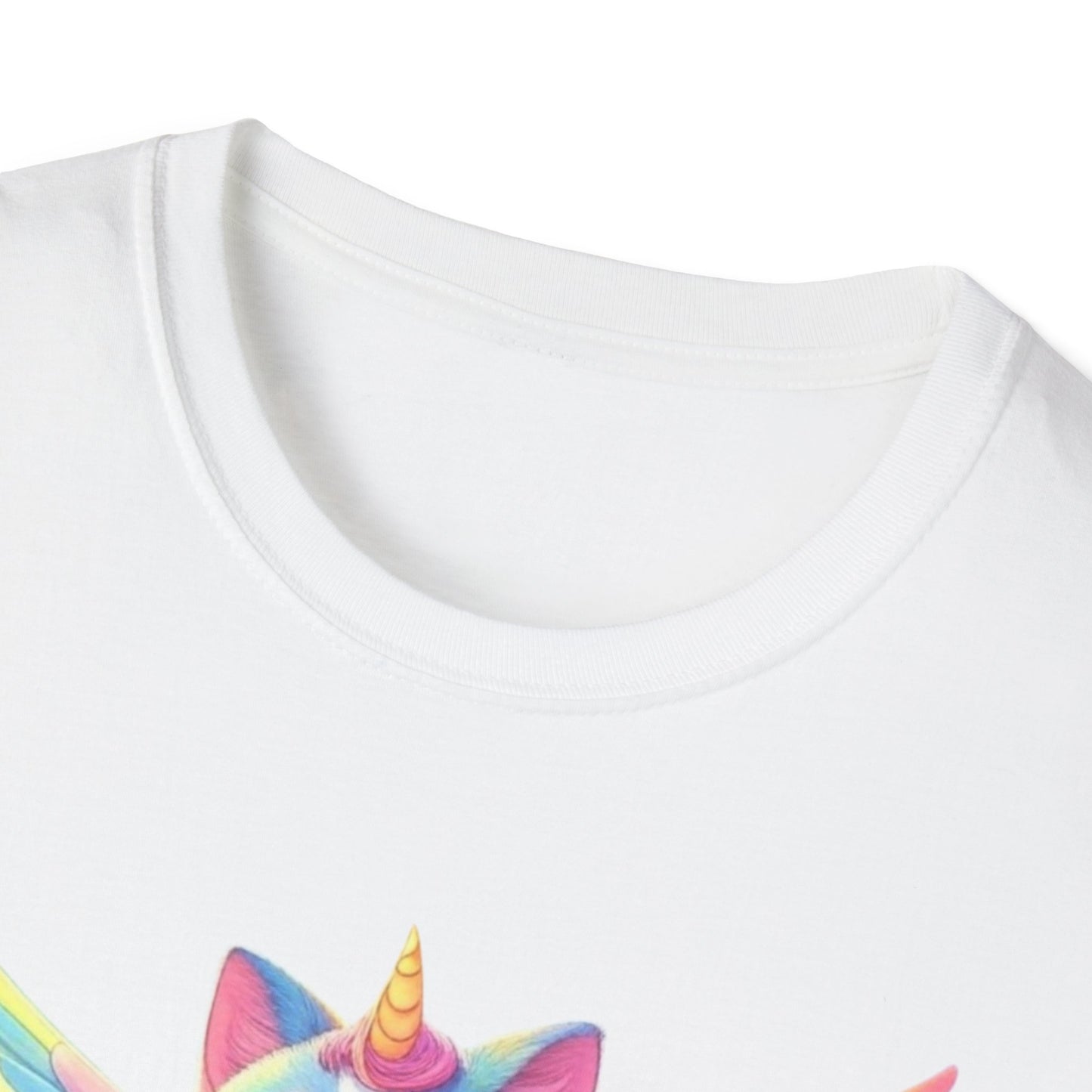 Flying Catacorn, T-Shirt - Cute Flying Feline Unicorn Design - Psychonaut Swag