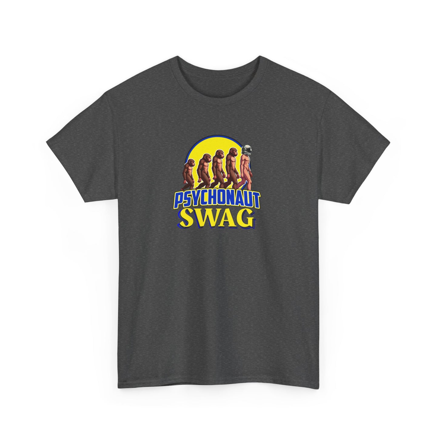 Psychonaut swag small biz, Heavy Cotton Tee, Cool Graphic T-Shirt, Streetwear Top, Gift for Psychonauts, Fun Casual Wear