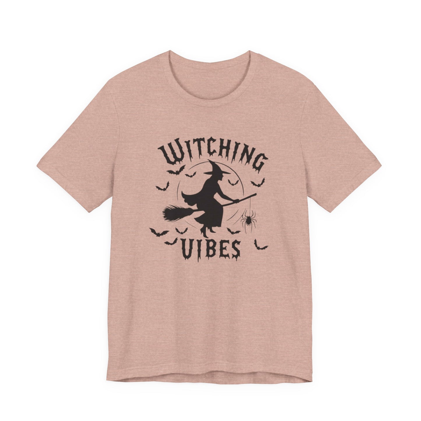 Witching Vibes Graphic Tee, Halloween Apparel, Unisex Costume Top, Casual T-Shirt, Spooky Season Outfit, Witchy Gift