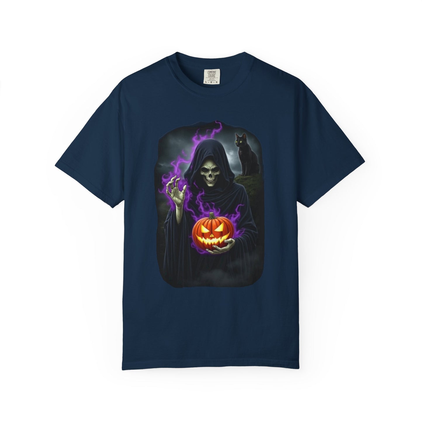Spooky Halloween T-Shirt, Unisex Garment-Dyed Tee, Trick or Treat Shirt, Fall Fashion, Halloween Costume, Gift for Halloween Lovers