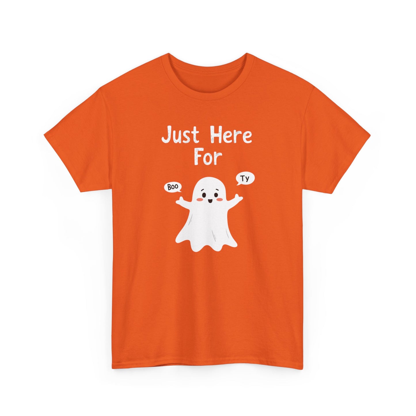 Cute Boo, Unisex Heavy Cotton Tee - Perfect for Self-Love, Gift, Casual Wear, Birthdays, or Relaxation