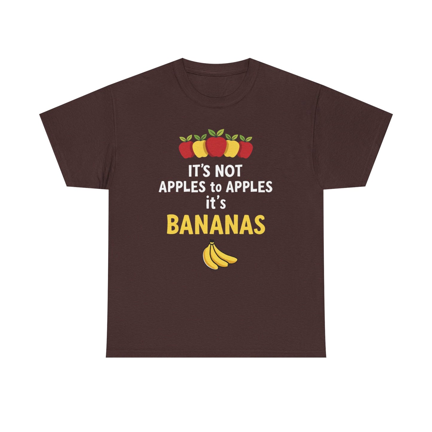 Funny Banana T-Shirt: It's Not Apples to Apples, Cute Graphic Tee for Food Lovers, Gift for Birthdays, Casual Wear, Humor Shirt - Psychonaut Swag