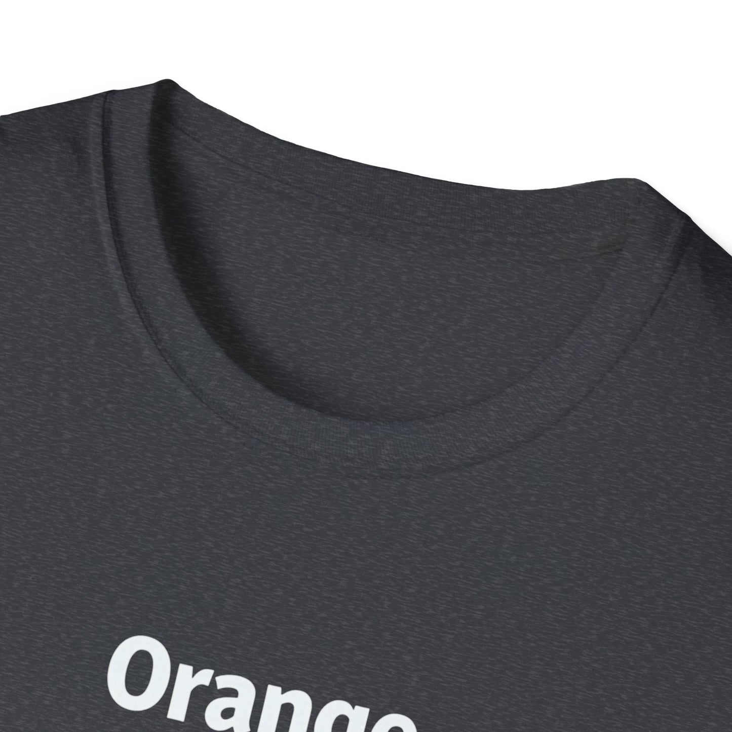 Grateful Orange T-Shirt, Unisex Casual Wear, Thanksgiving Shirt, Fall Vibes Tee, Gift for Friends, Comfortable Everyday Apparel