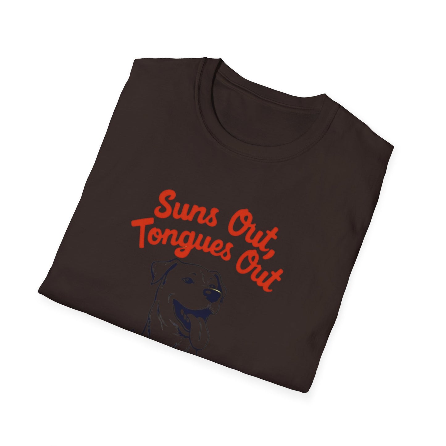 Suns Out, Tongues Out T-Shirt – Unisex Summer Tee, Dog Lovers Gift, Casual Wear, Cute Pet Shirt, Animal Lover Apparel - Psychonaut Swag