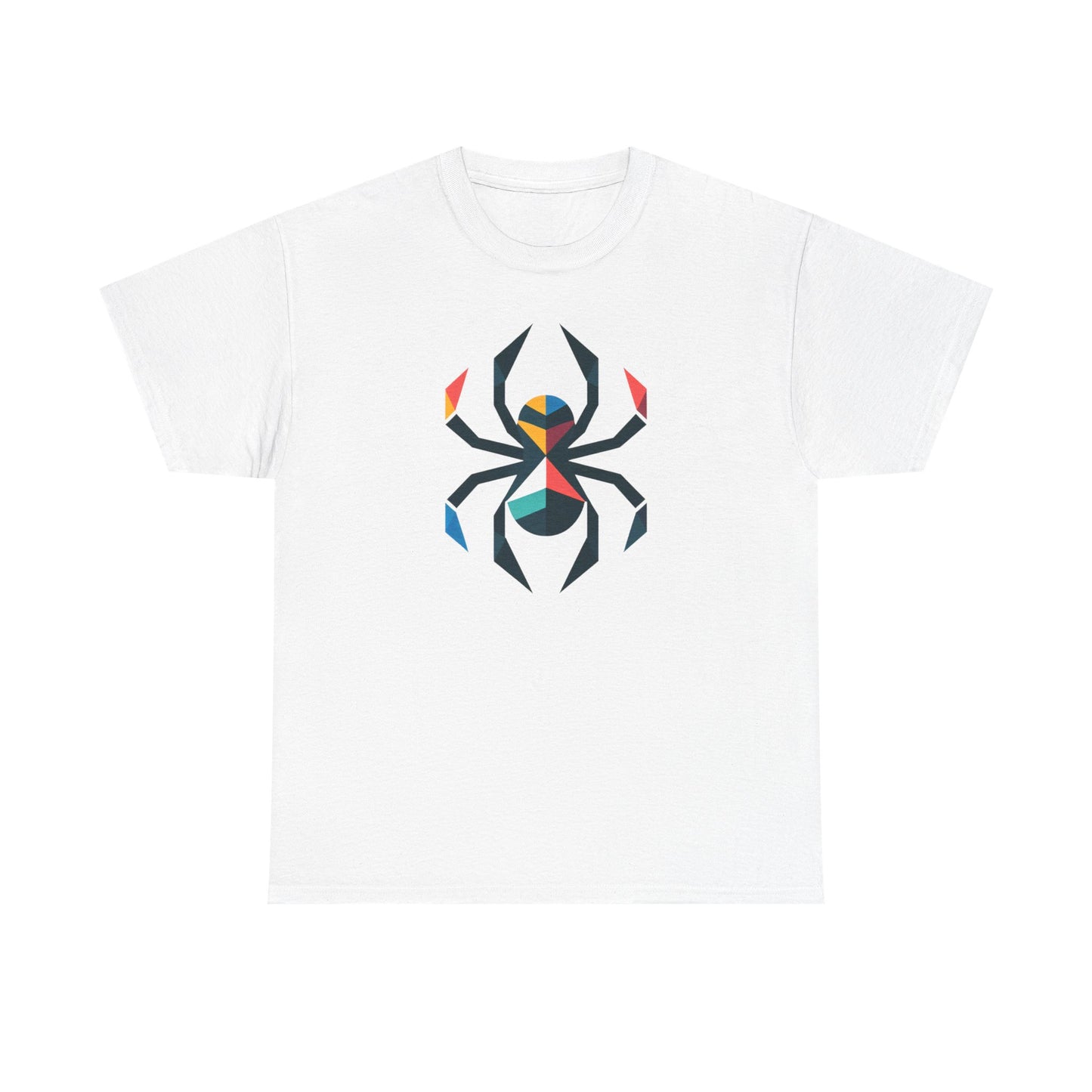 Colorful Spider, Graphic Unisex Heavy Cotton Tee - Psychonaut Swag