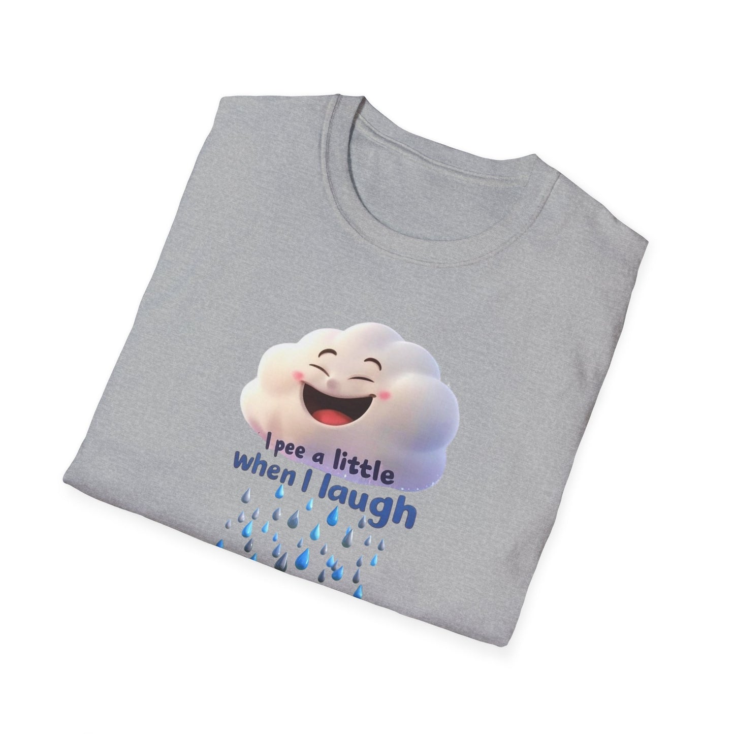 Cloud Laughing Causes Rains, Unisex Softstyle T-Shirt