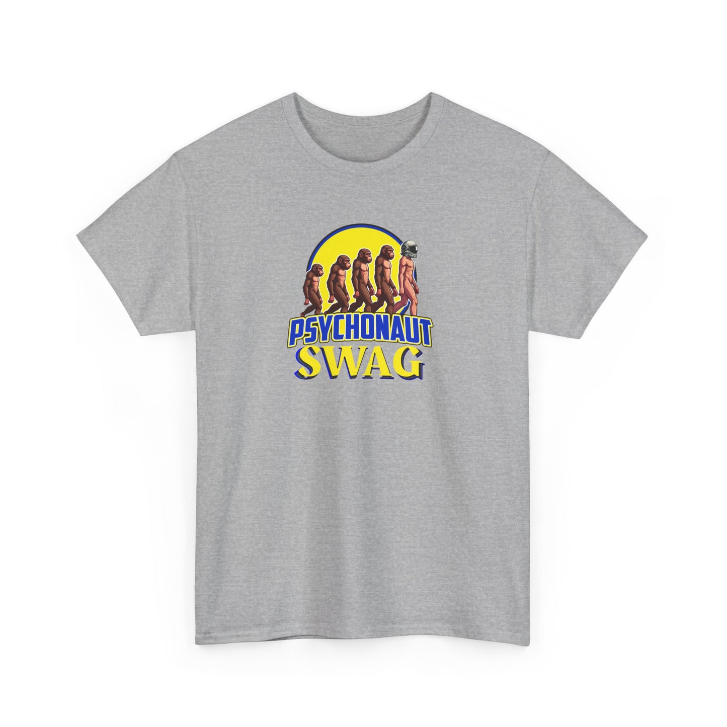 Psychonaut swag small biz, Heavy Cotton Tee, Cool Graphic T-Shirt, Streetwear Top, Gift for Psychonauts, Fun Casual Wear