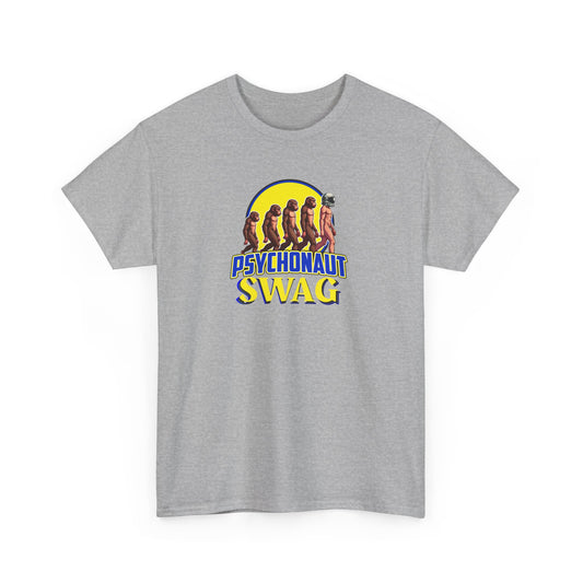 Psychonaut swag small biz, Heavy Cotton Tee, Cool Graphic T-Shirt, Streetwear Top, Gift for Psychonauts, Fun Casual Wear