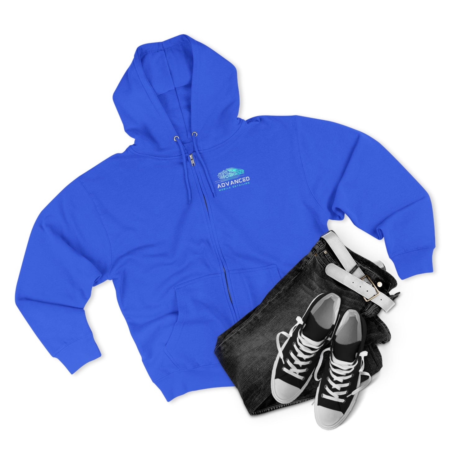 Advanced Mobile zip-up, Exploration Unisex Zip Hoodie, Cozy Zip Up, Casual Wear, Gift for Adventurers, Travel Enthusiasts