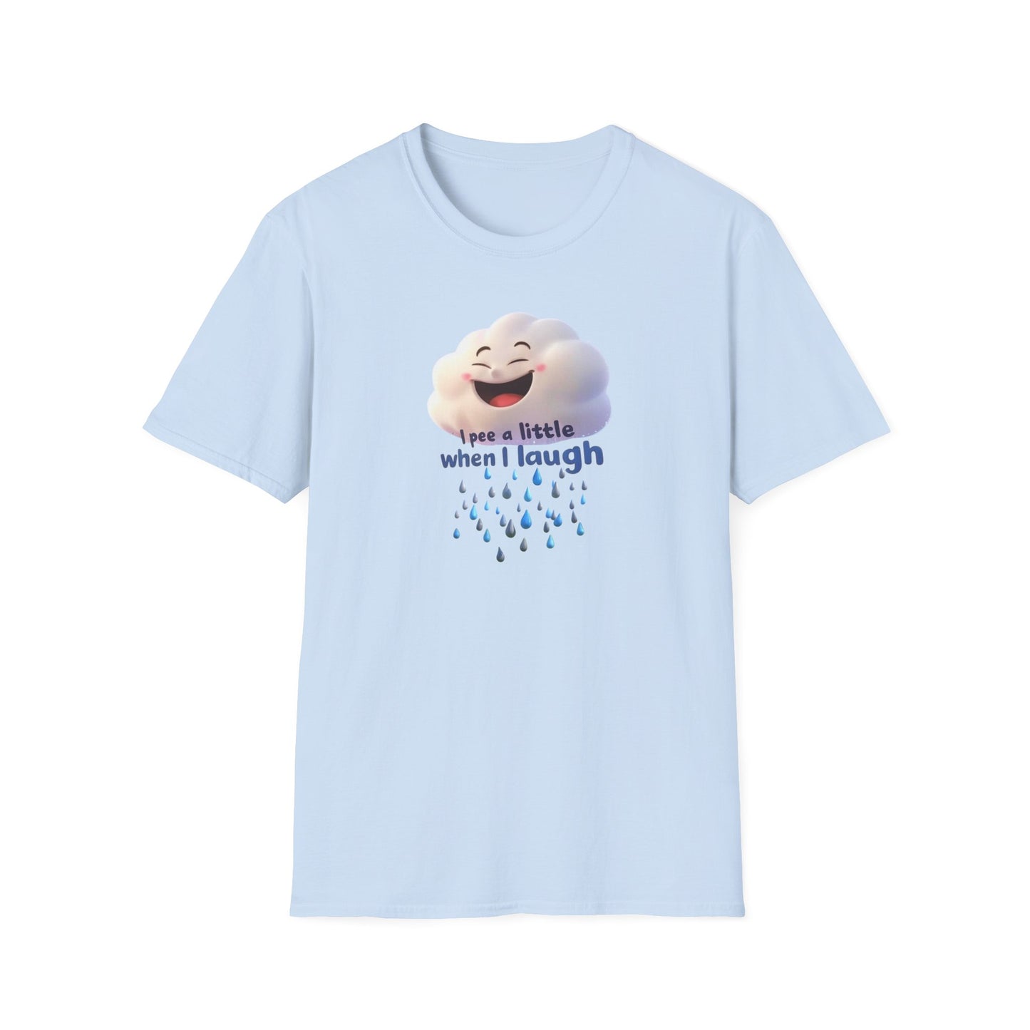 Cloud Laughing Causes Rains, Unisex Softstyle T-Shirt