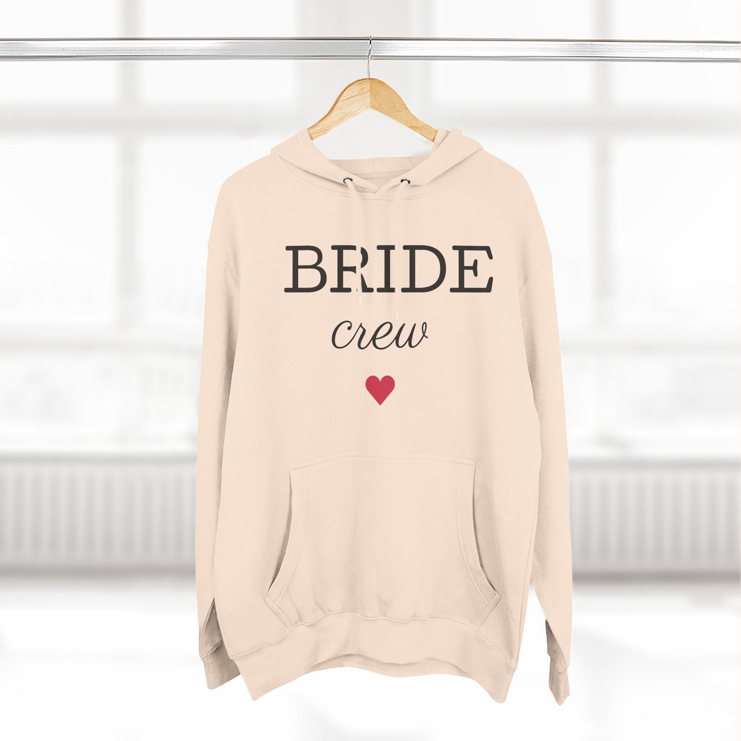 Bride Crew, Three-Panel Fleece Hoodie - Psychonaut Swag