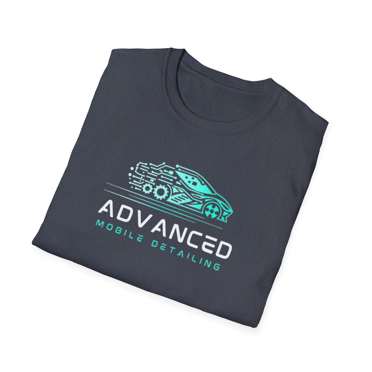 Advanced Mobile, classic tee, Unisex Softstyle T-Shirt - Perfect for Auto Lovers, Gifts, Mobile Detailing, Casual Wear, and Car Shows