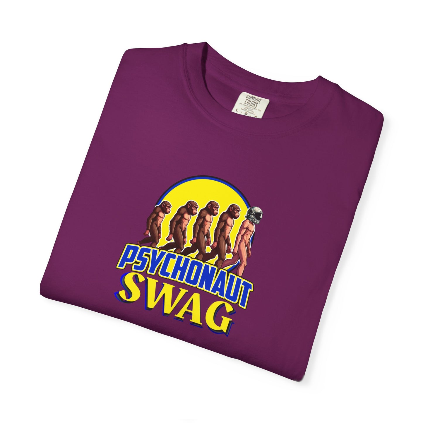 Psychonaut Swag small biz,  Unisex Garment-Dyed T-Shirt | Unique Gift for Festival Lovers, Streetwear, Casual Style, Summer Wardrobe, Psychedelic Art