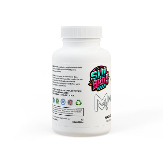 Magnesium Glycinate Capsules — Stress Relief, Better Sleep & Muscle Cramp Support (60 ct)