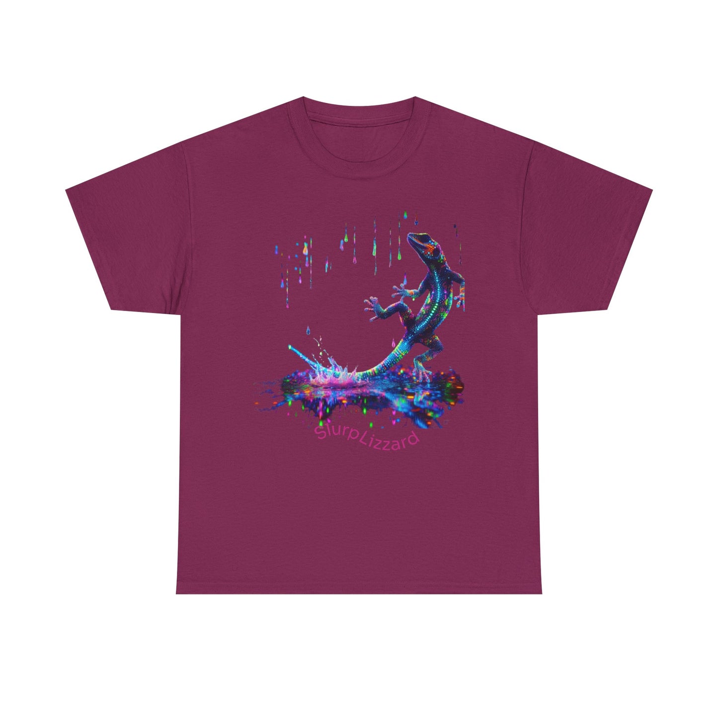 Slurp Lizzard, Unisex Heavy Cotton Tee - Psychonaut Swag