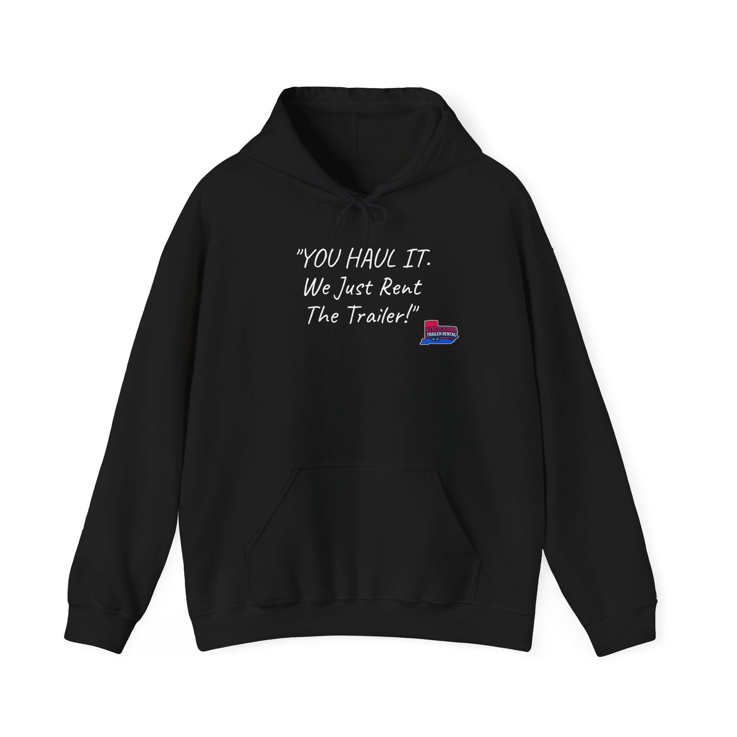 Kentuckiana Small biz swag, Trailer Rental Hoodie for Road Trips, Gifts for Adventure Lovers, Unique Hoodie for Renters, Travel Gear, Funny Sweatshirt