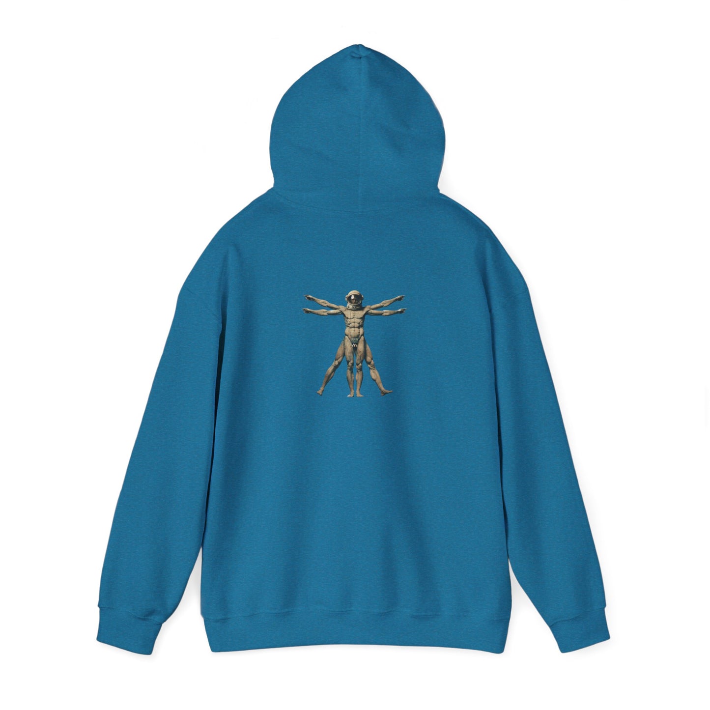 Psychonaut Staple, Vitruvian Hoody,Unisex Heavy Blend™ Hooded Sweatshirt - Psychonaut Swag