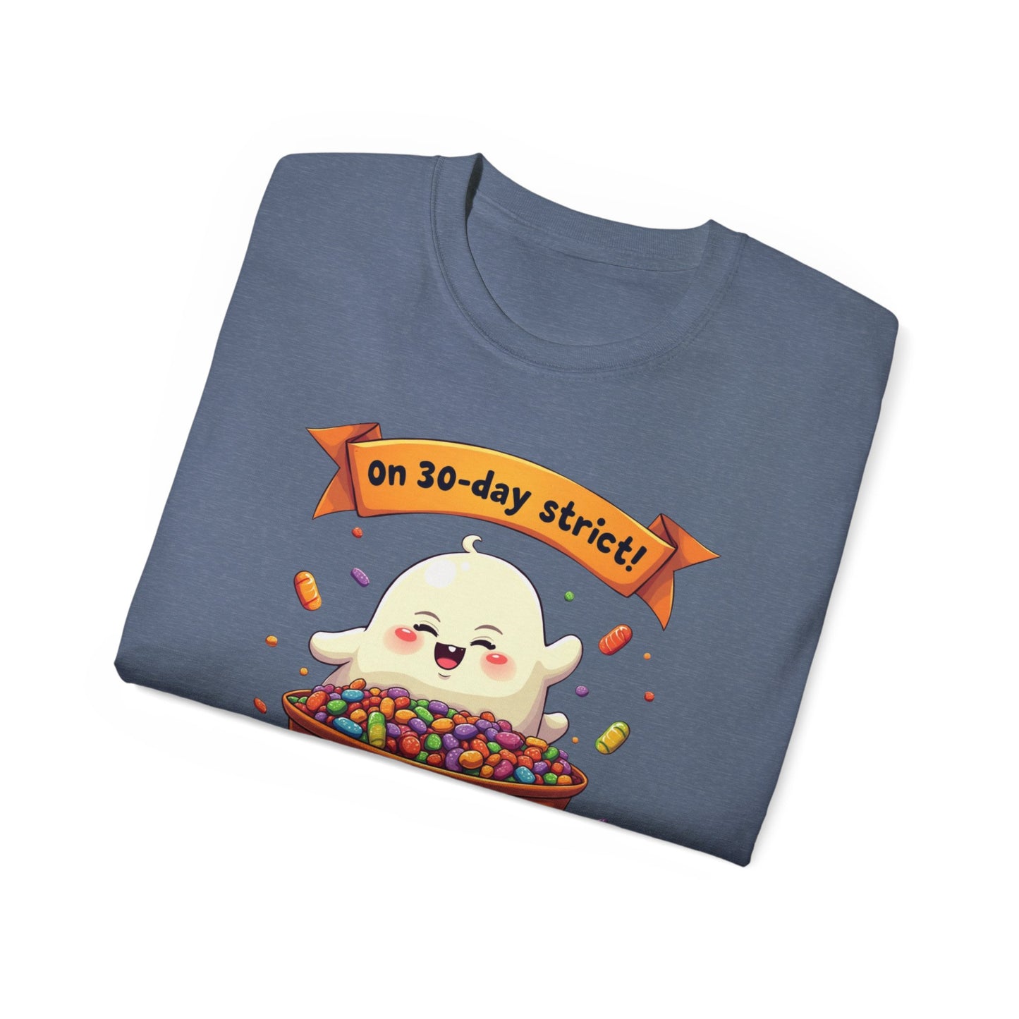 Funny Halloween Diet, Unisex Tee, Cute Ghost Humor Shirt, Gift for Halloween Lovers, Halloween Diet T-Shirt, Spooky Season Apparel