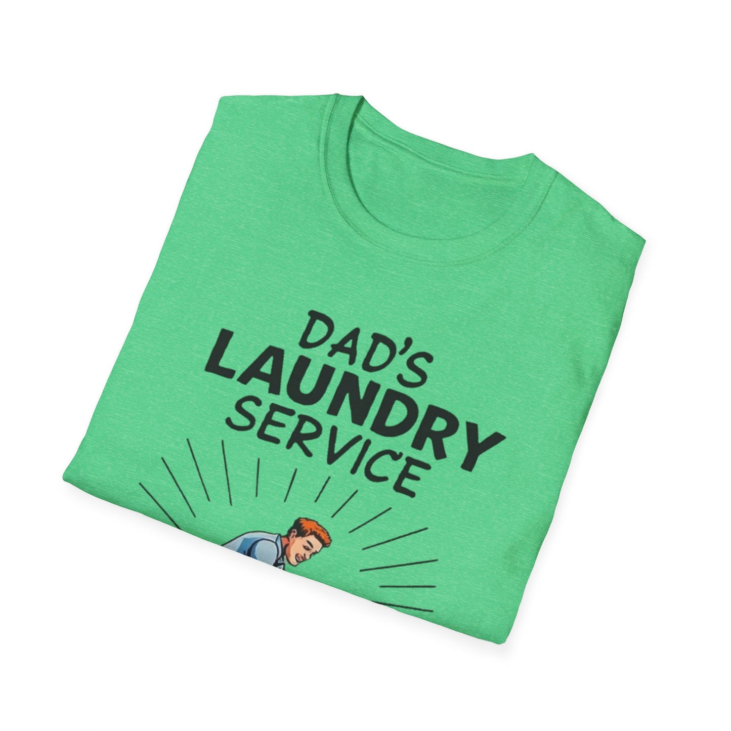 Dad's Laundry Service T-Shirt, Funny Gift for Dads, Unisex Humor Tee, Laundry Day Shirt, Father's Day Gift, Everyday Wear - Psychonaut Swag