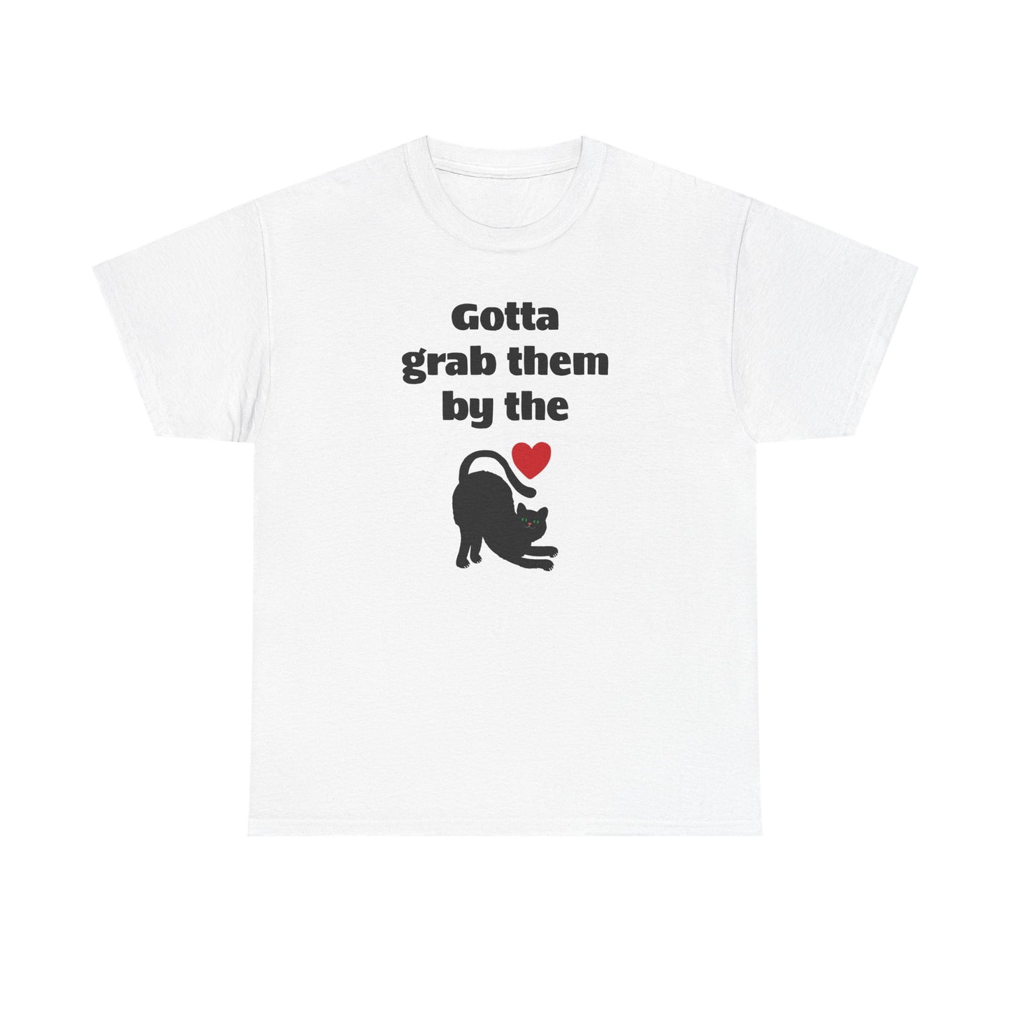 Grab the Cat, Unisex Heavy Cotton Tee - Psychonaut Swag