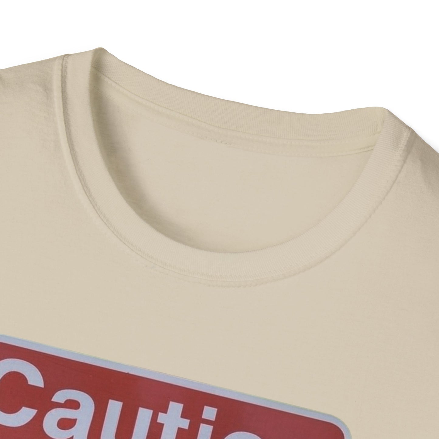 Caution, Karmic Poo, Unisex Softstyle T-Shirt - Psychonaut Swag