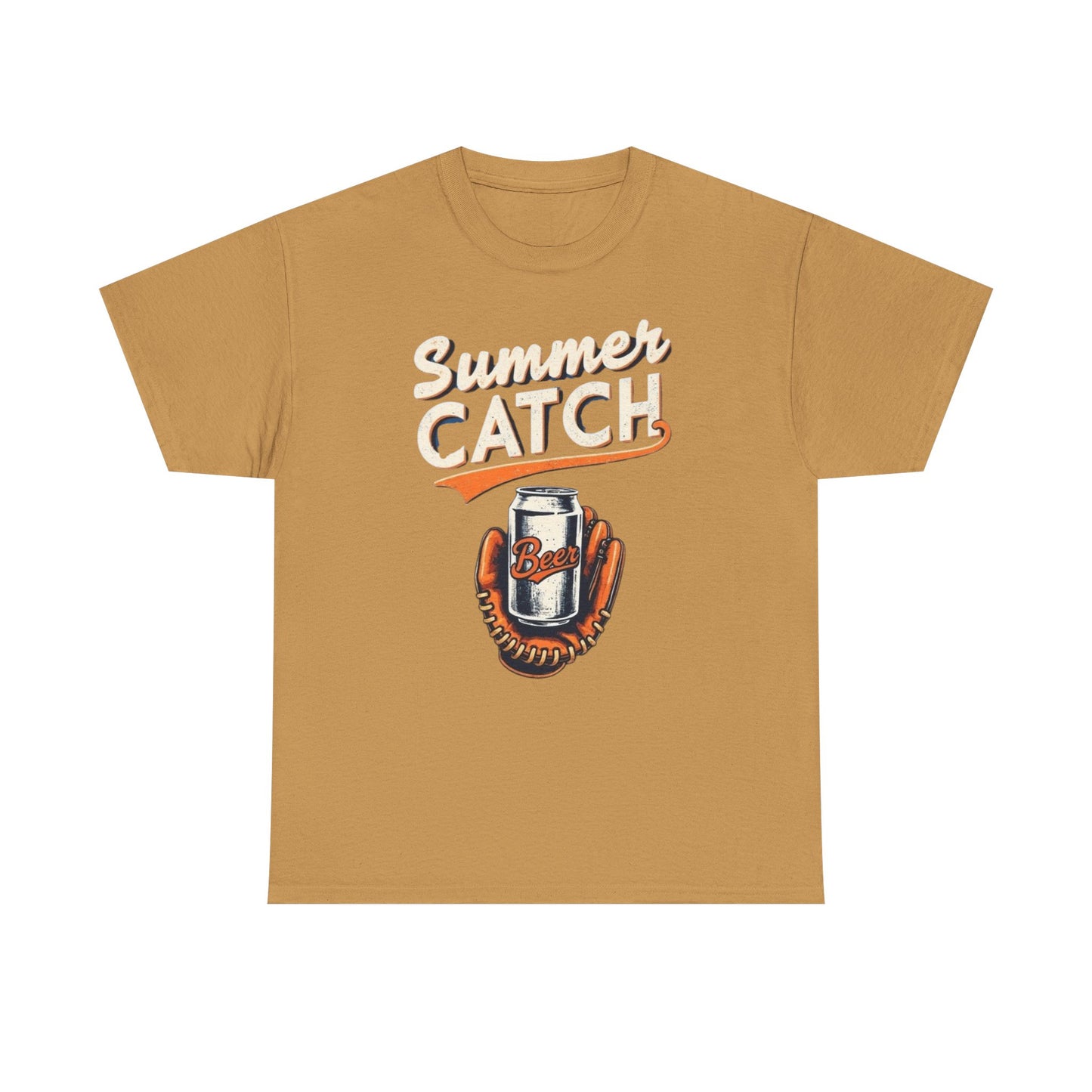 Summer Catch Tee, Casual Summer Shirt, Gift for Beer Lovers, Fun Graphic T-Shirt, Perfect for BBQs and Picnics - Psychonaut Swag