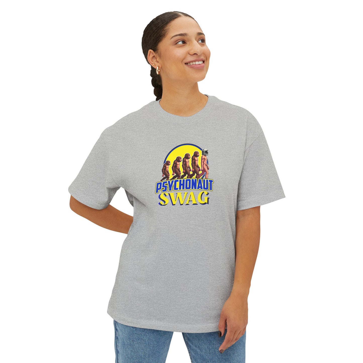 Psychonaut swag, small biz, Boxy Tee, Oversized Tee, Unisex T-Shirt, Casual Wear, Gift for Gamers, Streetwear Fashion, Summer Style