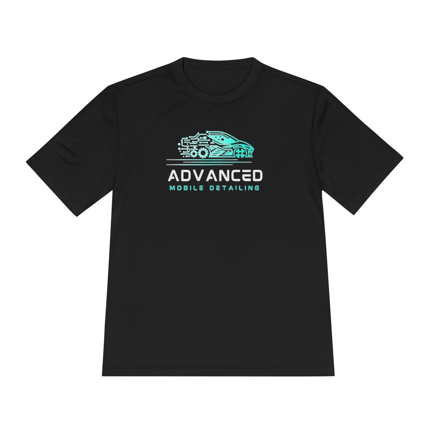 Mobile Detailing, Moisture Wicking Tee for Car Enthusiasts, Active Lifestyle Shirt, Advanced Mobile Detailing Tee, Sportswear Gift for Him, Fitness Apparel