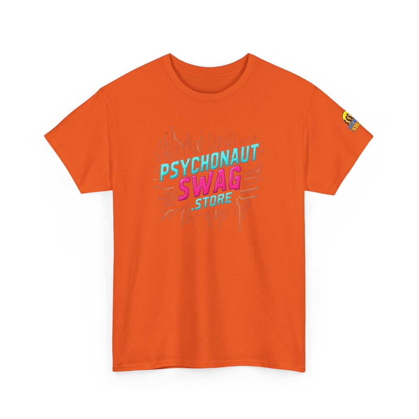 Psychonaut Swag, Human Billboard, Unisex Heavy Cotton Tee