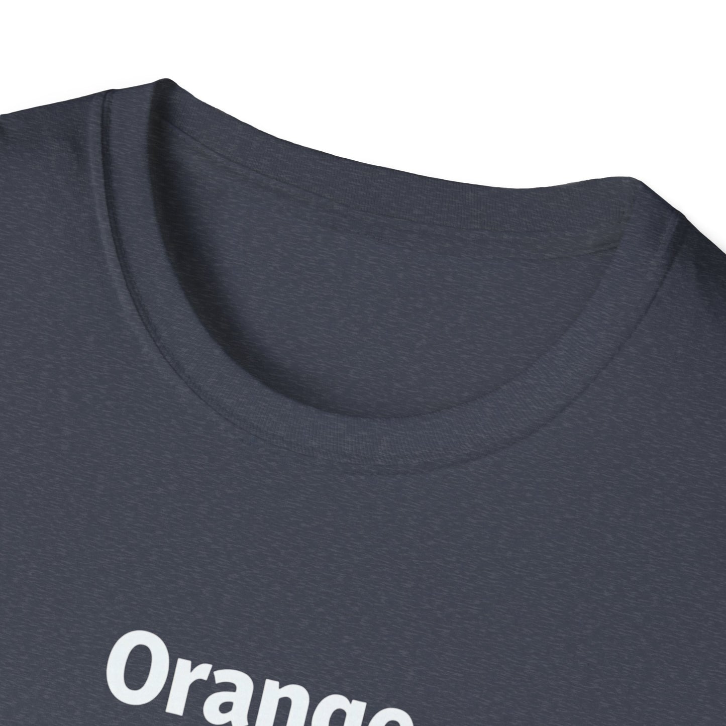 Grateful Orange T-Shirt, Unisex Casual Wear, Thanksgiving Shirt, Fall Vibes Tee, Gift for Friends, Comfortable Everyday Apparel