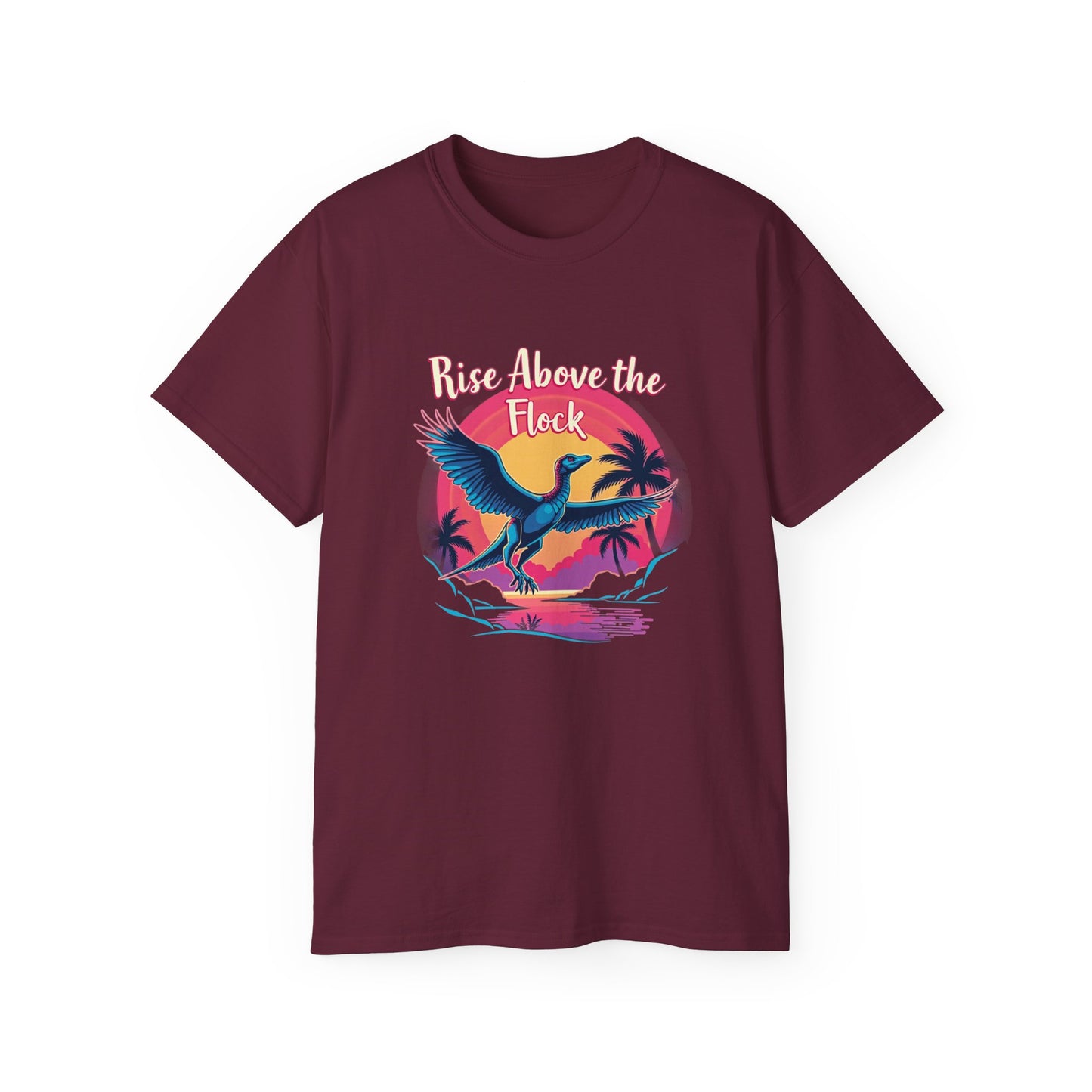 Rise Above the Flock Unisex Ultra Cotton Tee - Tropical Vibe Shirt - Psychonaut Swag