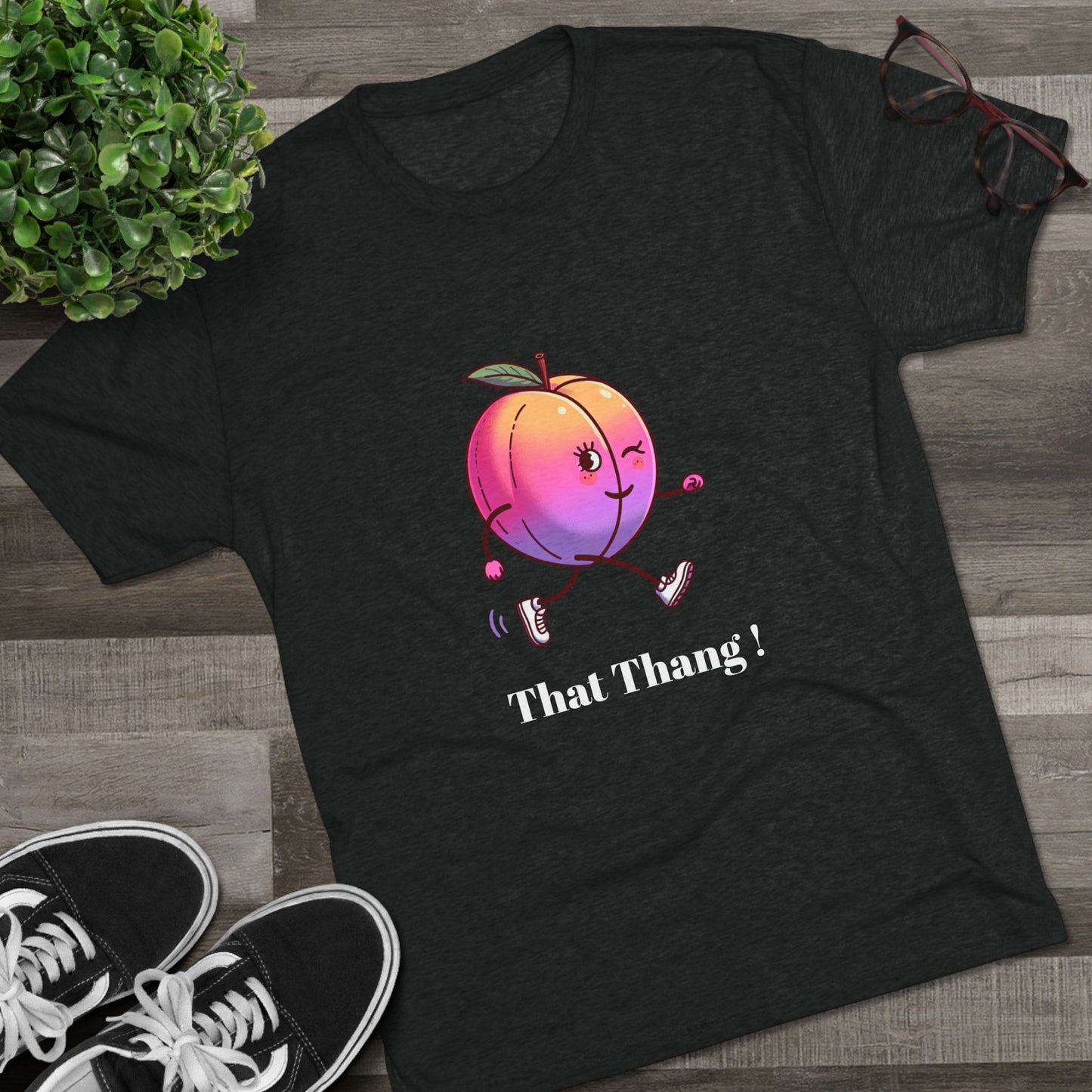 When a nice peach walks by, you gotta look. Unisex Tri-Blend Crew Tee - Psychonaut Swag