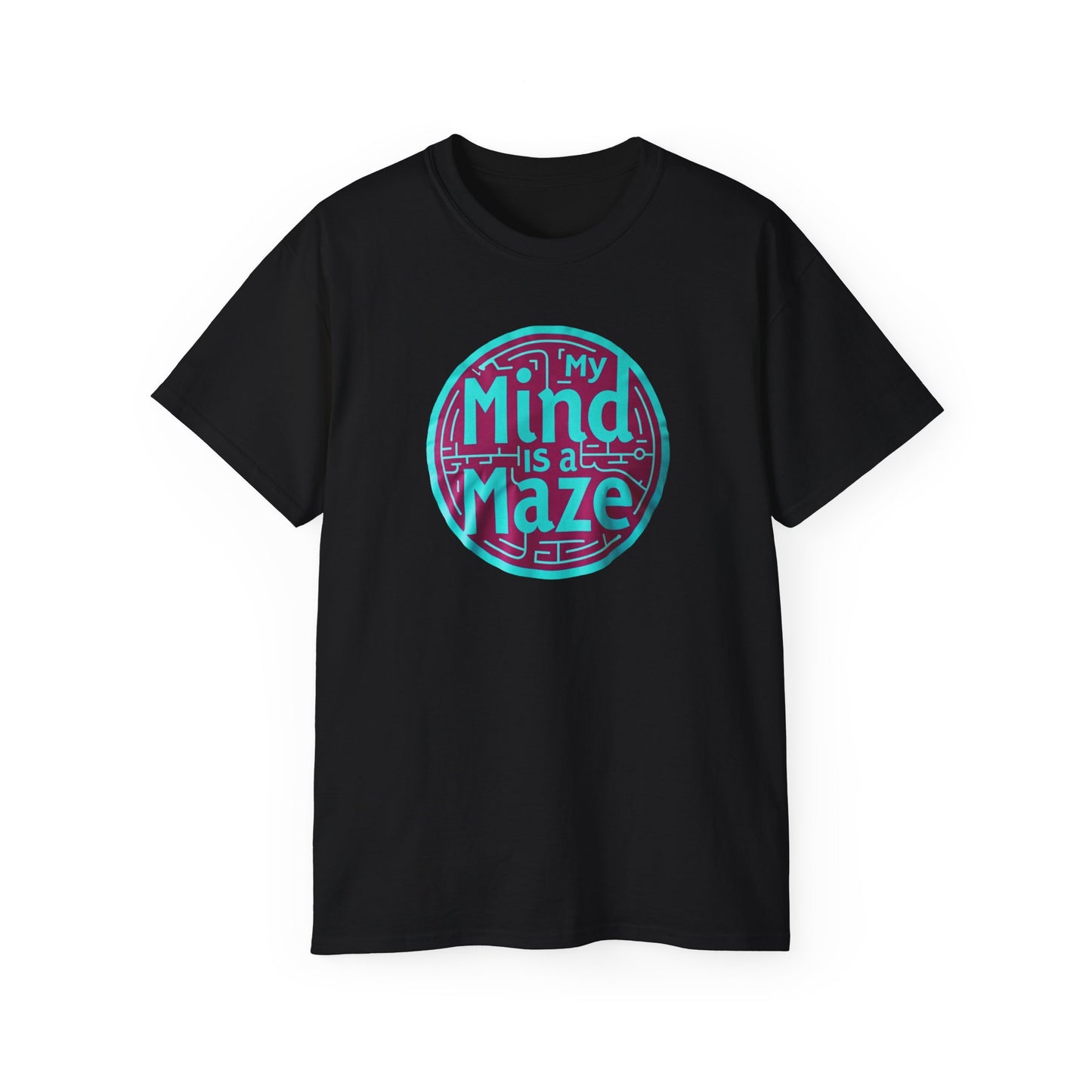 Mind is a Maze Unisex Ultra Cotton Tee - Creative and Thoughtful Shirt - Psychonaut Swag
