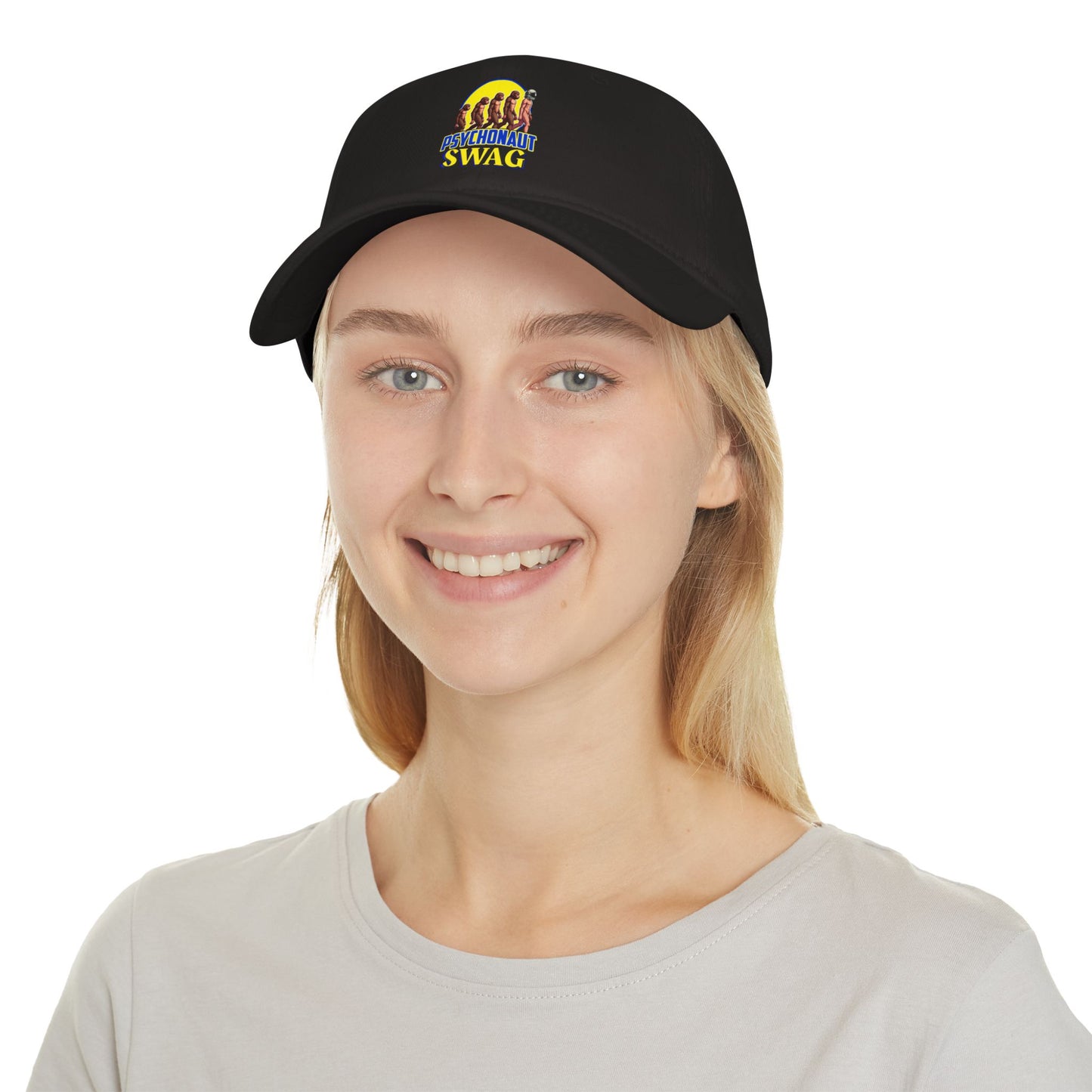 Psychonaut Swag Low Profile Baseball Cap, Casual Hat, Gift for Gamers, Streetwear Accessory, Summer Vibes, Trendy Headwear - Psychonaut Swag