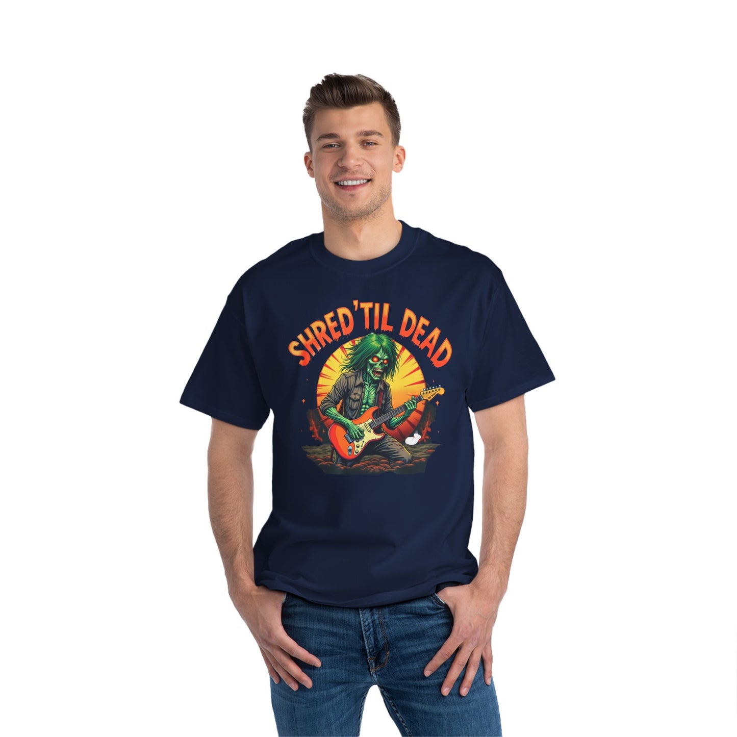 Rockin' Shred'Til Dead T-Shirt | Music Lover Gift, Concert Tee, Graphic Tee, Chill Vibes, Unique Band Merchandise - Psychonaut Swag