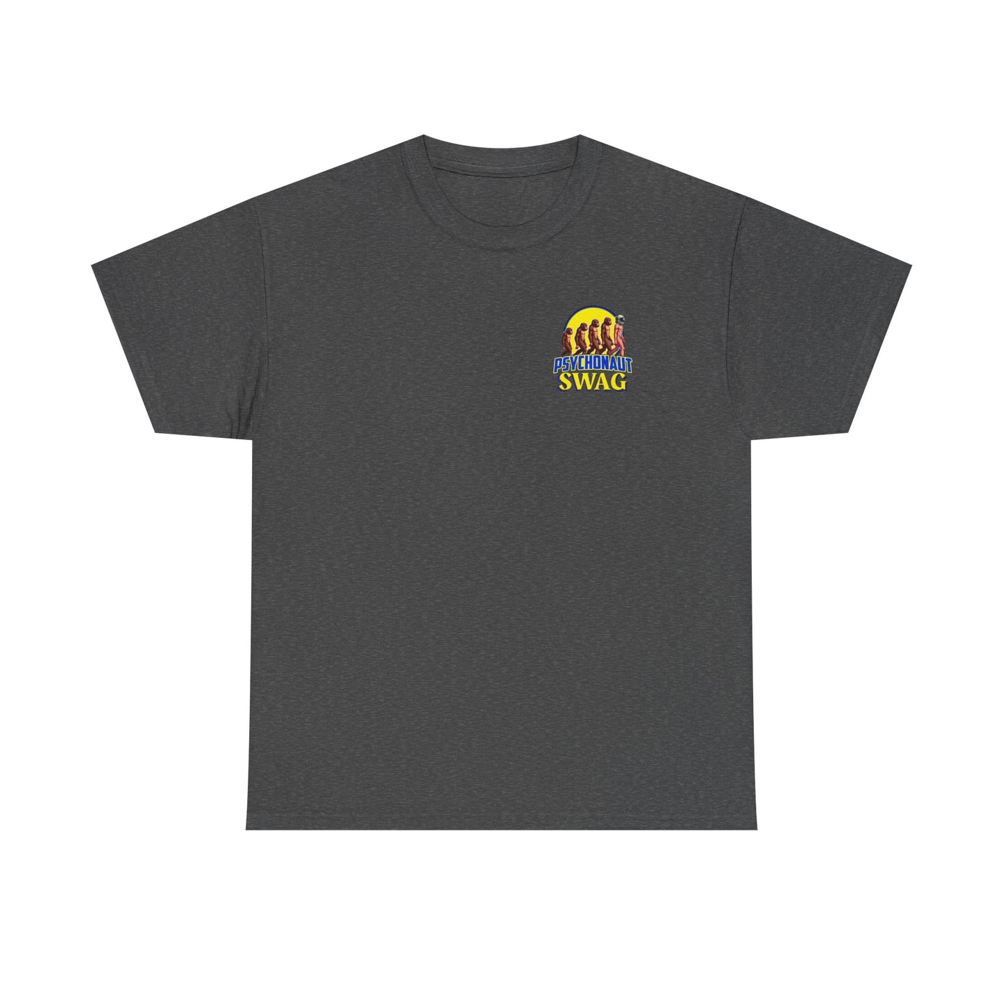 Colorful Retro Style Unisex Heavy Cotton Tee, Graphic Tee, Casual Wear, Gift Idea, Summer Fashion, Festival Outfit - Psychonaut Swag