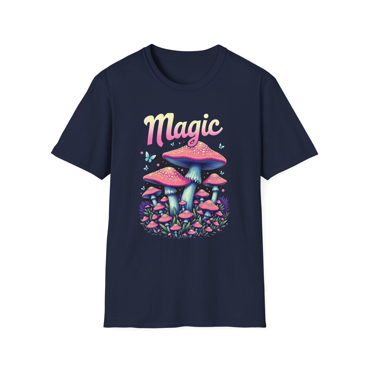 Magic Mushroom Unisex T-Shirt, Psychedelic Tee, Nature Lovers Gift, Trendy Graphic Shirt, Festival Wear, Eco-Friendly Apparel - Psychonaut Swag