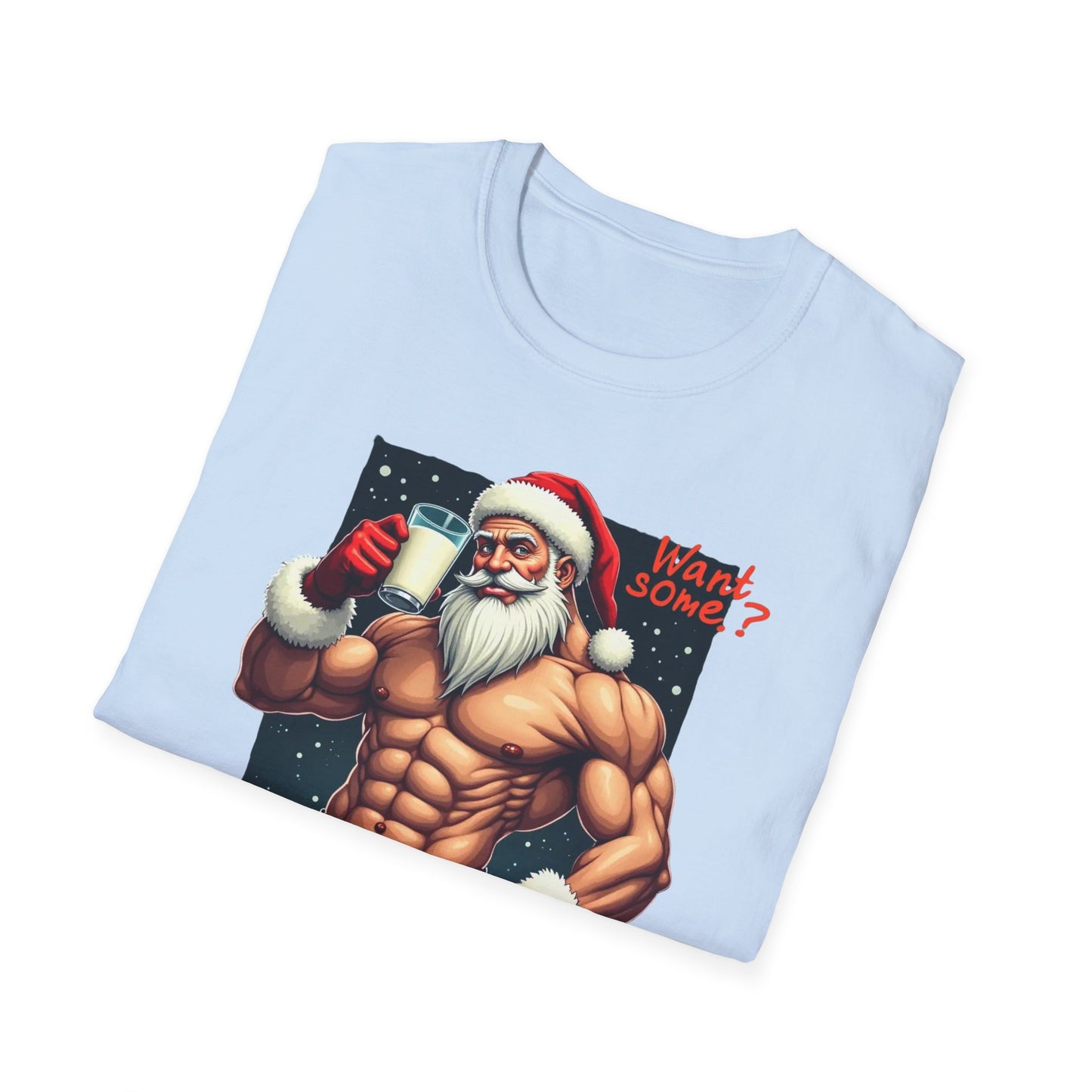 Santa Post-Workout Milk T-Shirt