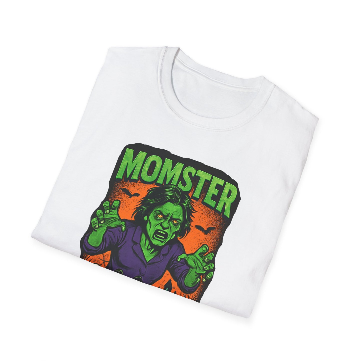 Halloween Momster T-Shirt, Unisex Spooky Tee, Cute Halloween Shirt, Gift for Halloween Lovers, Family Costume Shirt, Trick or Treat Shirt