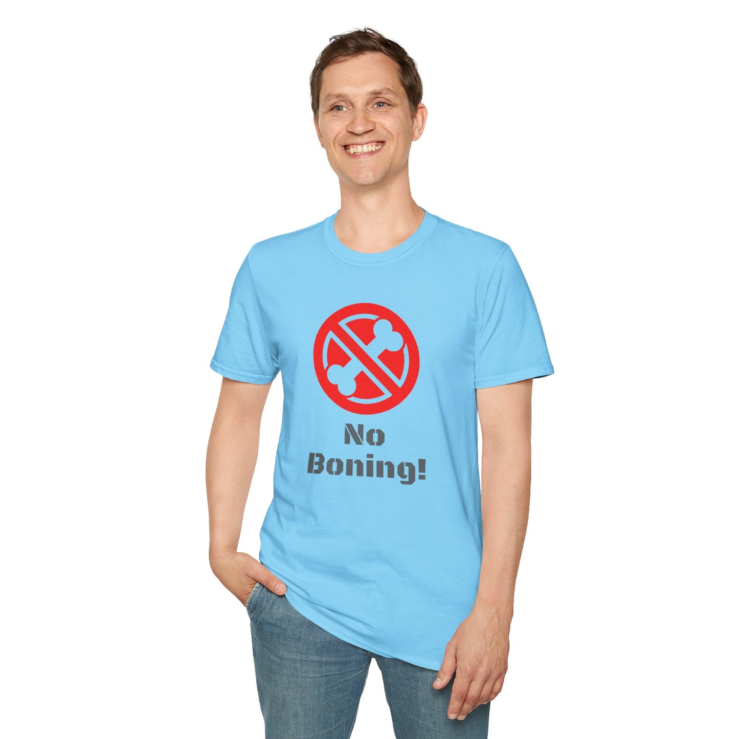 No Boning, Unisex Softstyle T-Shirt - Psychonaut Swag