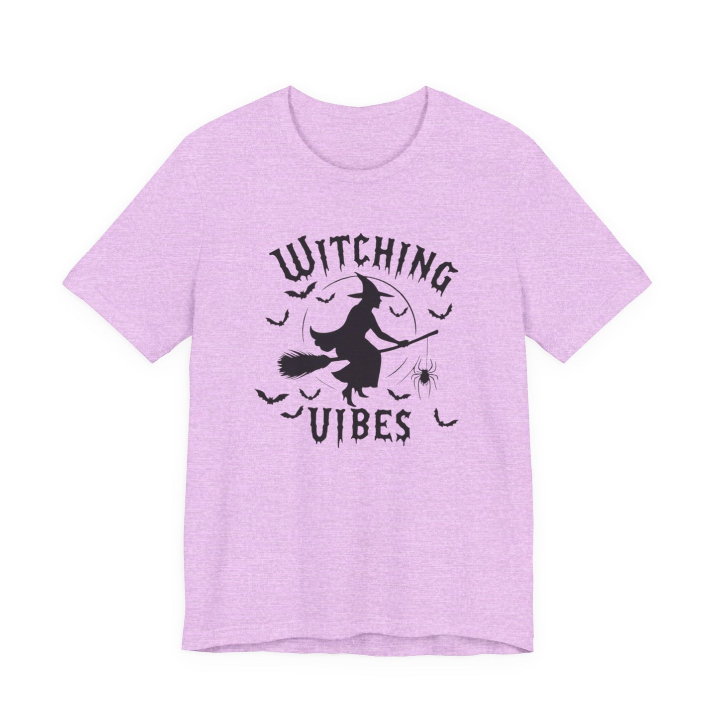 Witching Vibes Graphic Tee, Halloween Apparel, Unisex Costume Top, Casual T-Shirt, Spooky Season Outfit, Witchy Gift